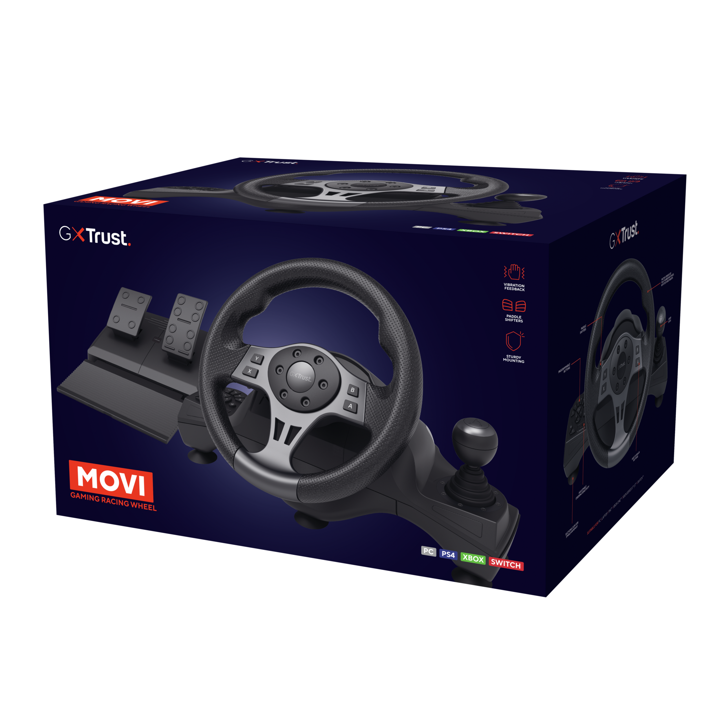 Trust - GXT289 Movi Racing Wheel - Gratis frakt v:6935196