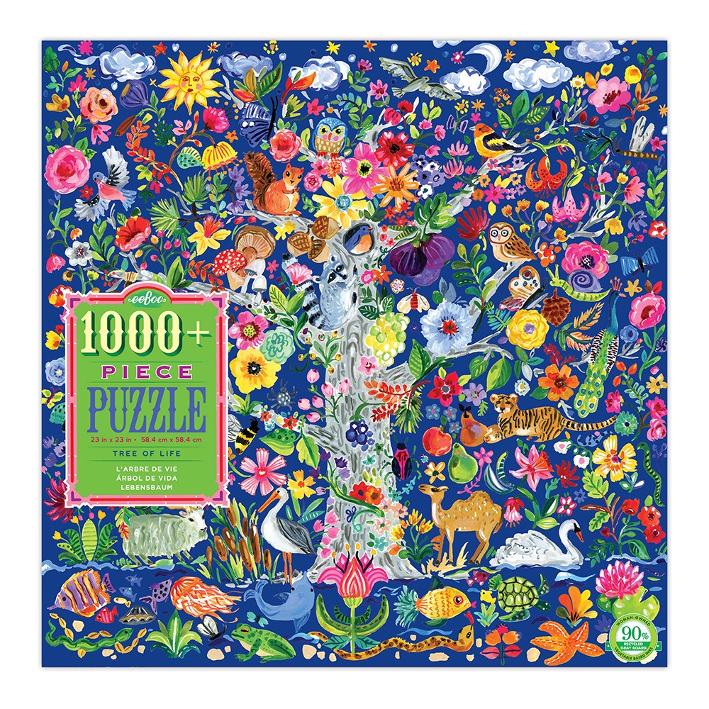 eeBoo – Puzzle – Tree of Life, 1000 pc (EPZTTOL) v:9769380