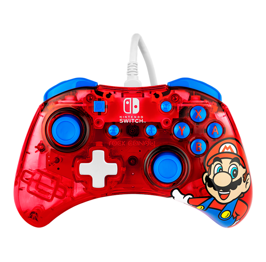 PDP Rock Candy Wired Controller - Mario - Nintendo Switch - Mario - Engelsk - Standard v:9943685