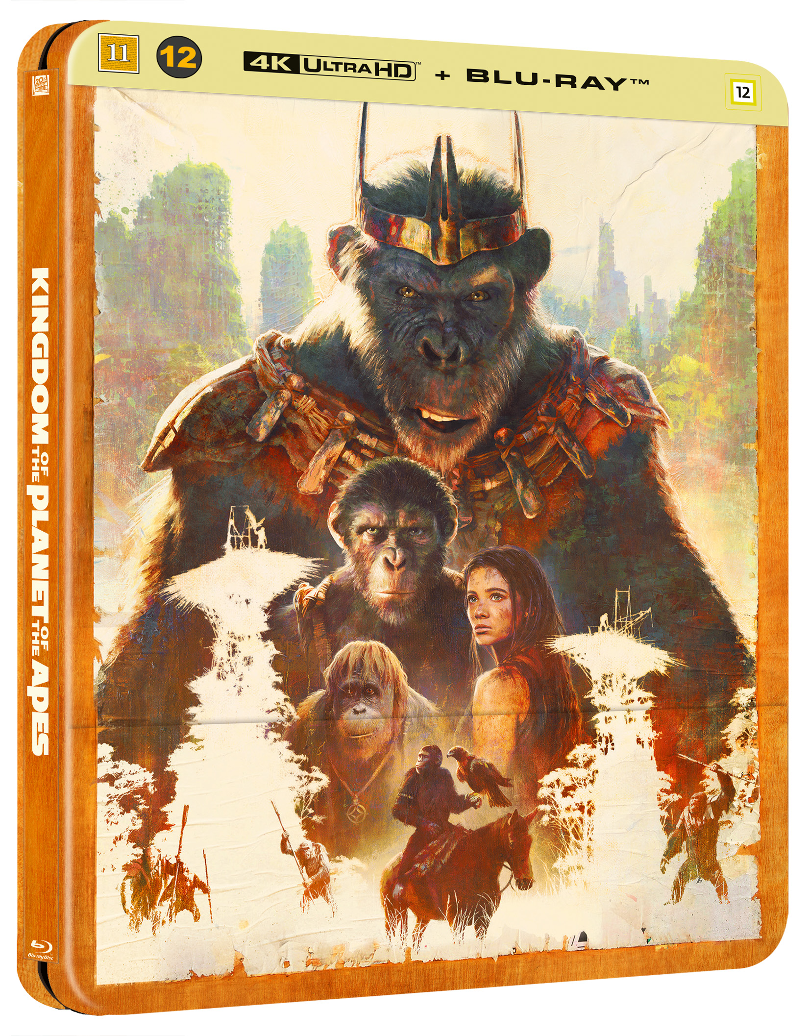 Kingdom of the Planet of the Apes (Steelbook) (4K UHD & Blu-ray) - 4K Blu-Ray - Steelbook v:1088243