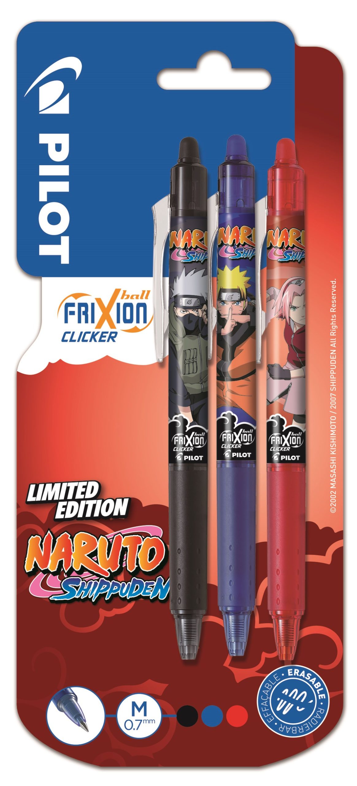 Pilot - Frixion Clicker w/click Naruto 0,7 ass (3) v:8517771