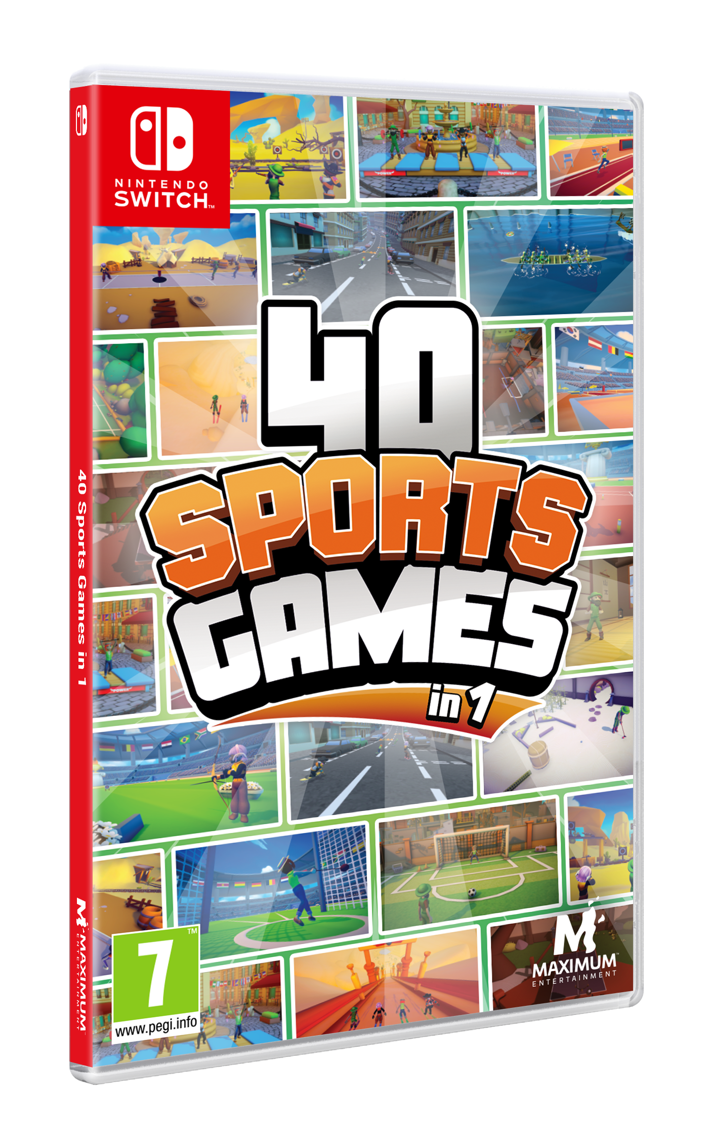 40 Sports Games in 1 - Nintendo Switch - Engelsk - Standard v:5532700
