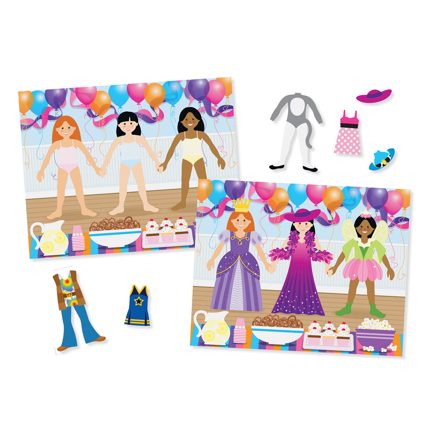 Melissa & Doug – Klistremerke Reusable Sticker Pad Dress-up v:7327187