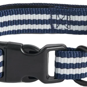 HAY – Dogs Collar Flat – S/M – Blue and white stripe – Blå/Hvit – Blue and white stripe v:7541620 HAY – Dogs Collar Flat – S/M – Blue and white stripe – Blå/Hvit – Blue and white stripe v:7541620