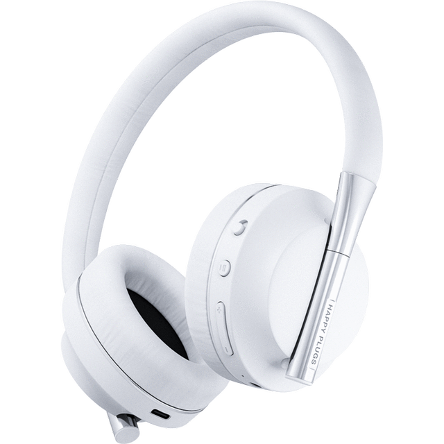 Happy Plugs - Play Wireless Headphones - White - Gratis frakt v:8800863