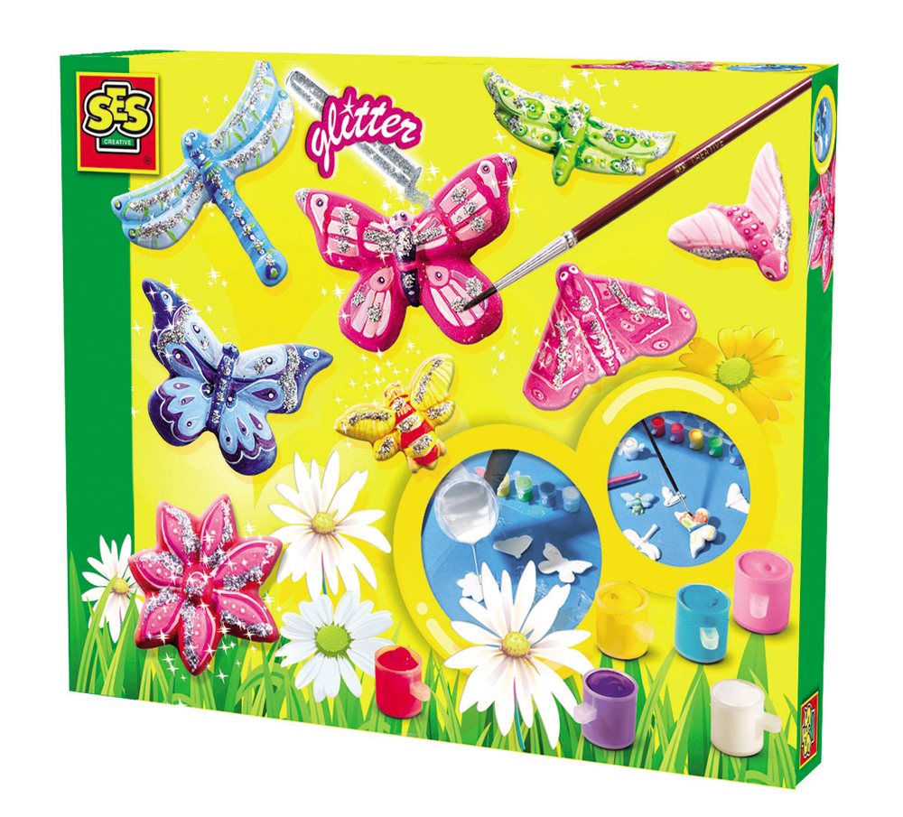 SES Creative - Butterfly + glitter - (S01131) v:1189062