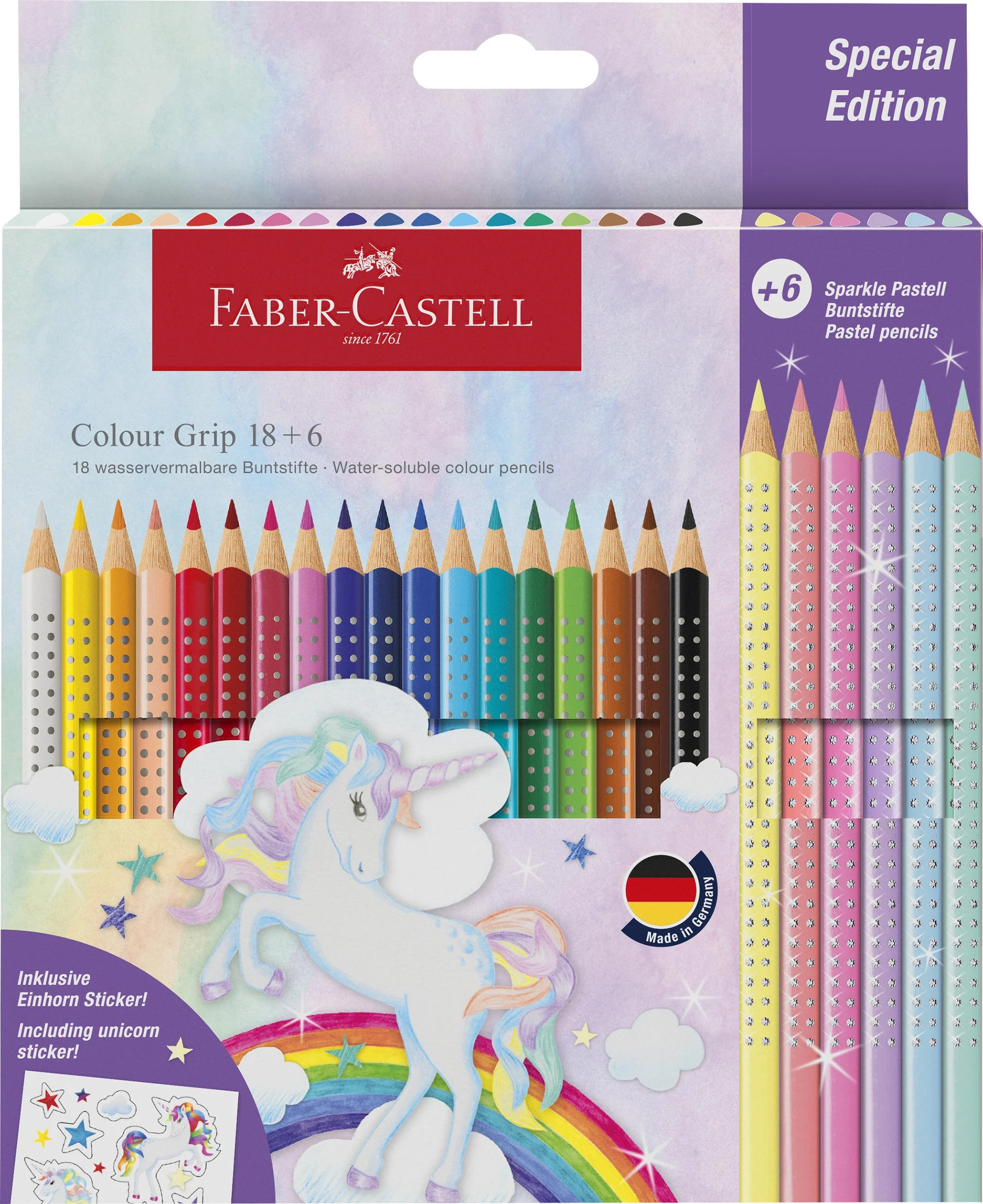 Faber-Castell - CP Colour Grip unicorn 18+6 (201543) v:8315333