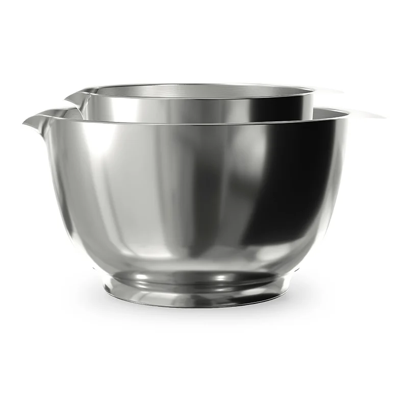 Rosti - Margrethe bowl - Set of 2 - Steel (245120) - Gratis frakt v:9101218
