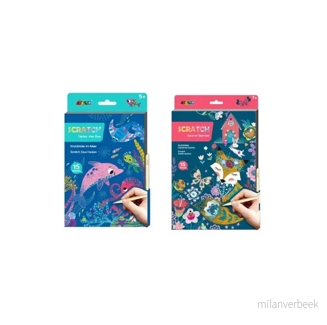 Avenir – Under the Sea + Secret Garden – A5 Scratch Book (Bundle) v:7396468 Avenir – Under the Sea + Secret Garden – A5 Scratch Book (Bundle) v:7396468