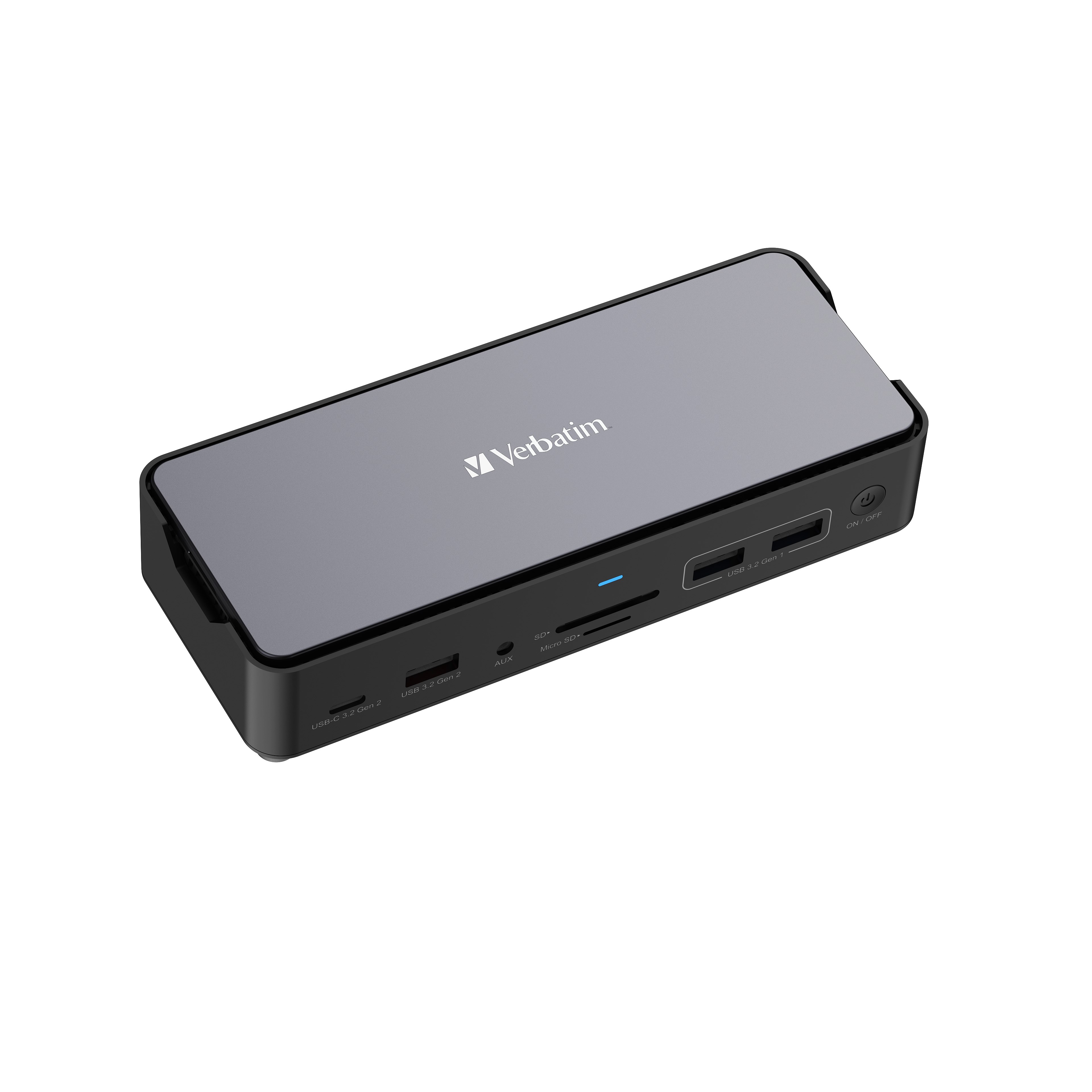 Verbatim – USB-C Pro Docking Station 15 Port w/SSD Included CDS-15SSD – Gratis frakt v:5888319