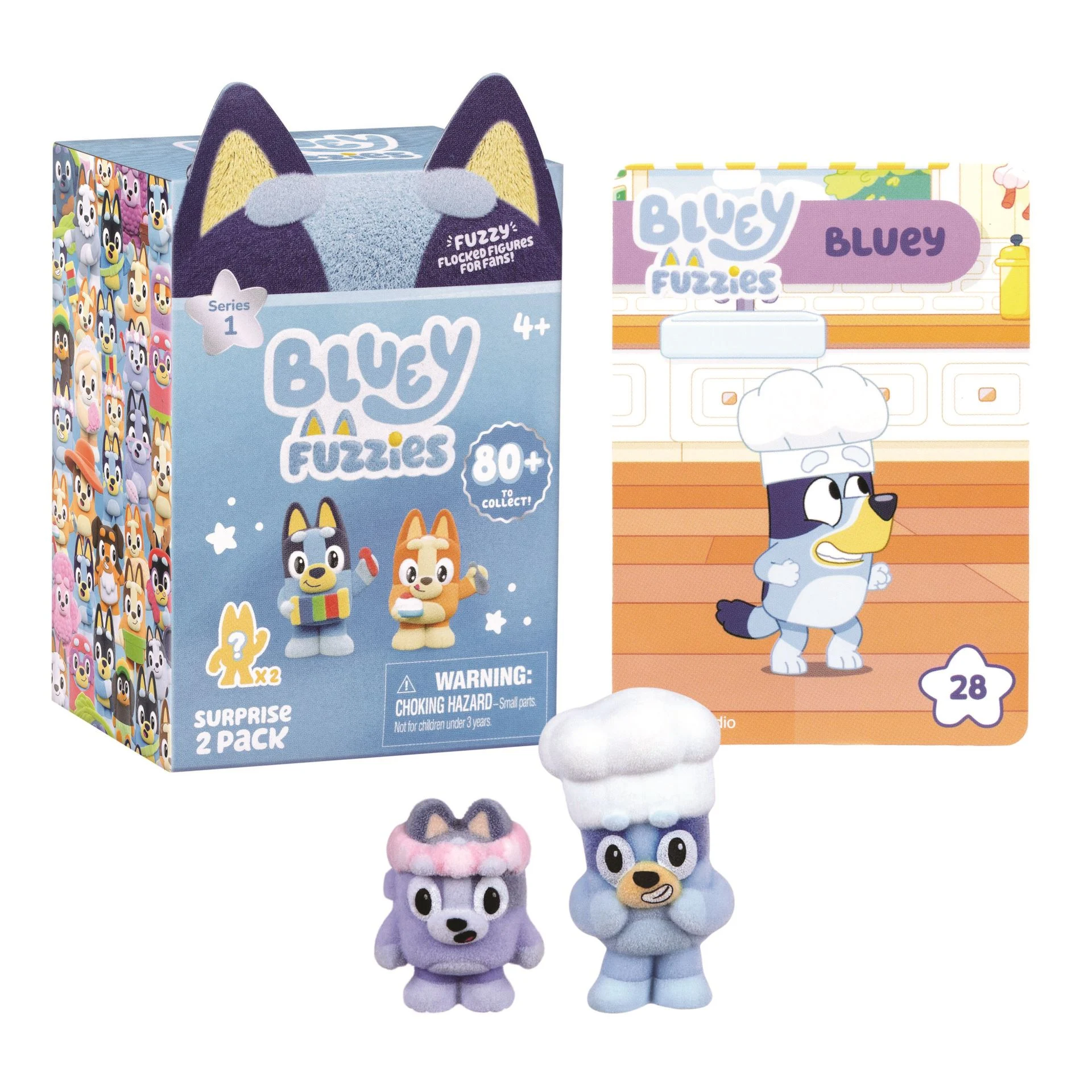 BLUEY Fuzzies – Mini Figures – 2 pack (90452) v:6243312