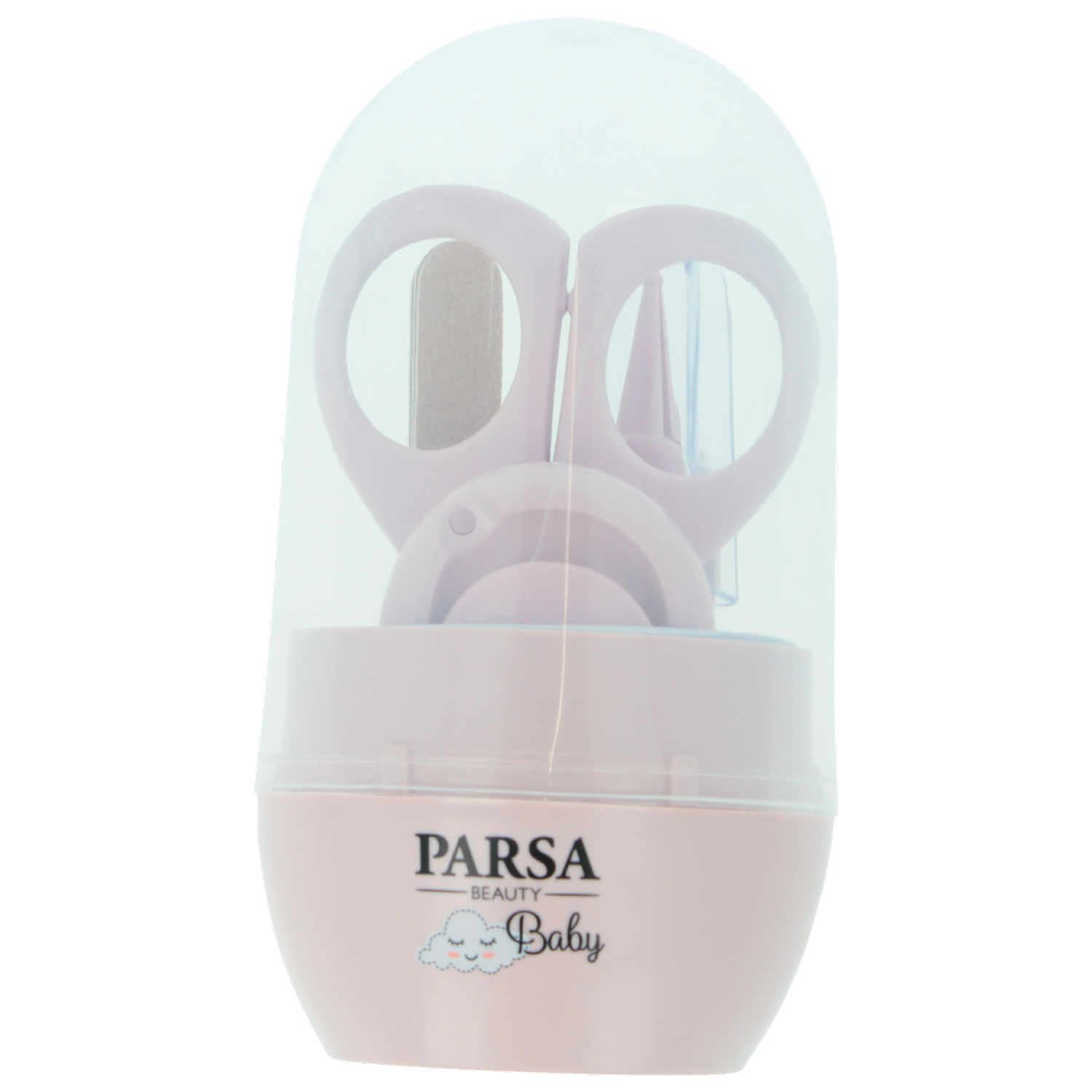 Parsa – 6-piece nail care set for newborns – Pink – Compact v:4556556