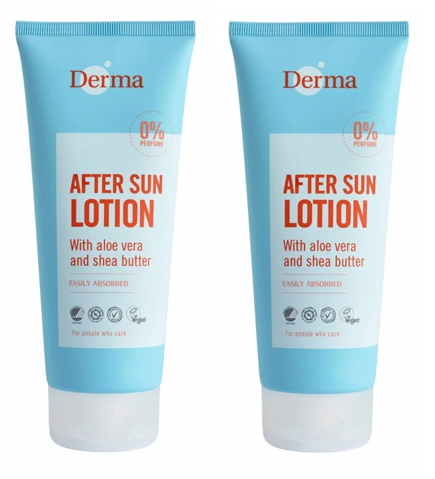 Derma - 2 x After Sun Lotion 200 ml - 400 v:6387255