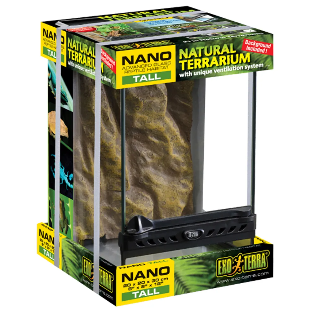 Exo Terra – Terrarium Nano Tall – 20 x 20 x 30 cm – Gratis frakt v:6131847