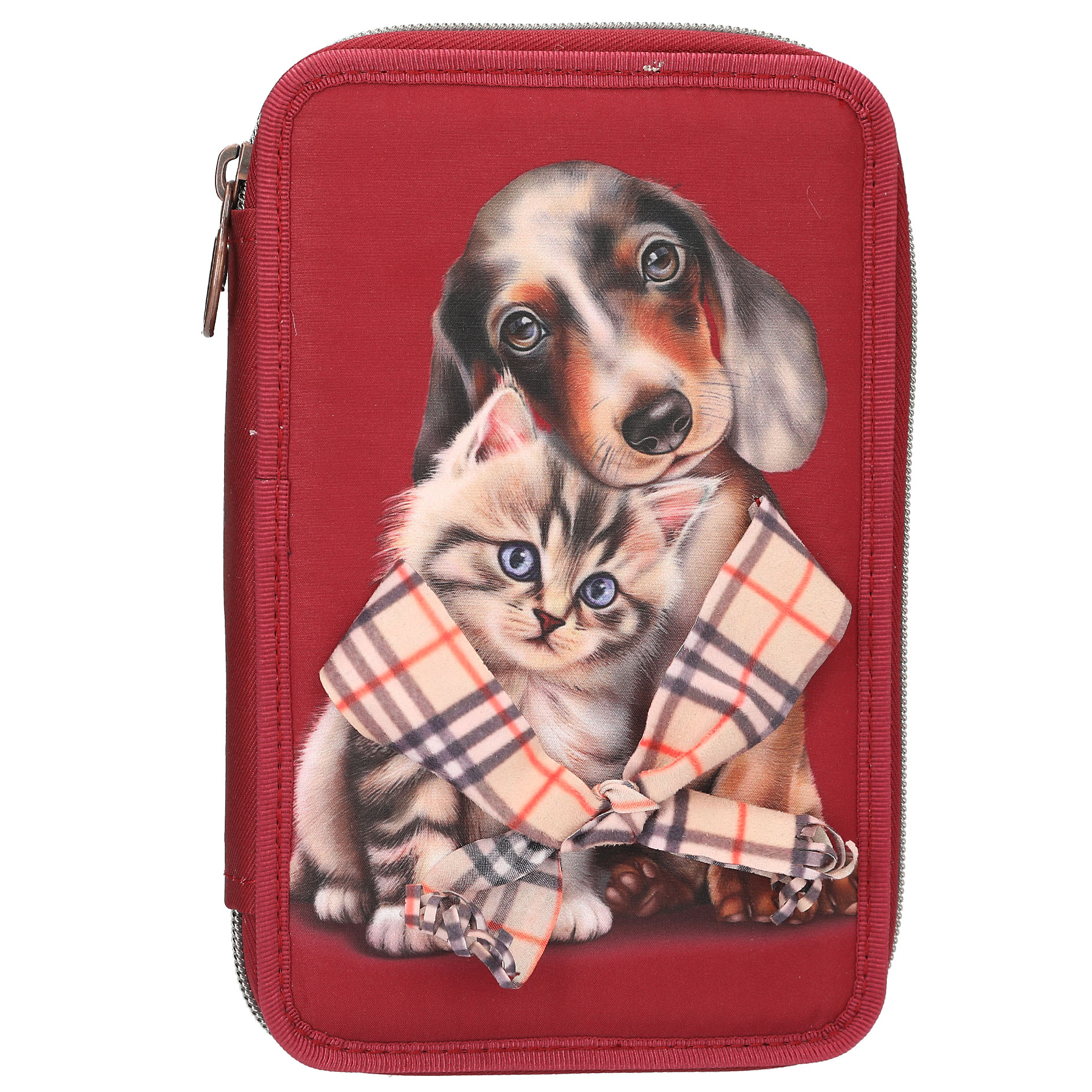 TOPModel – Double Pencil Case FUR EVER FRIENDS – Deep, Warm Red v:9416495 TOPModel – Double Pencil Case FUR EVER FRIENDS – Deep, Warm Red v:9416495