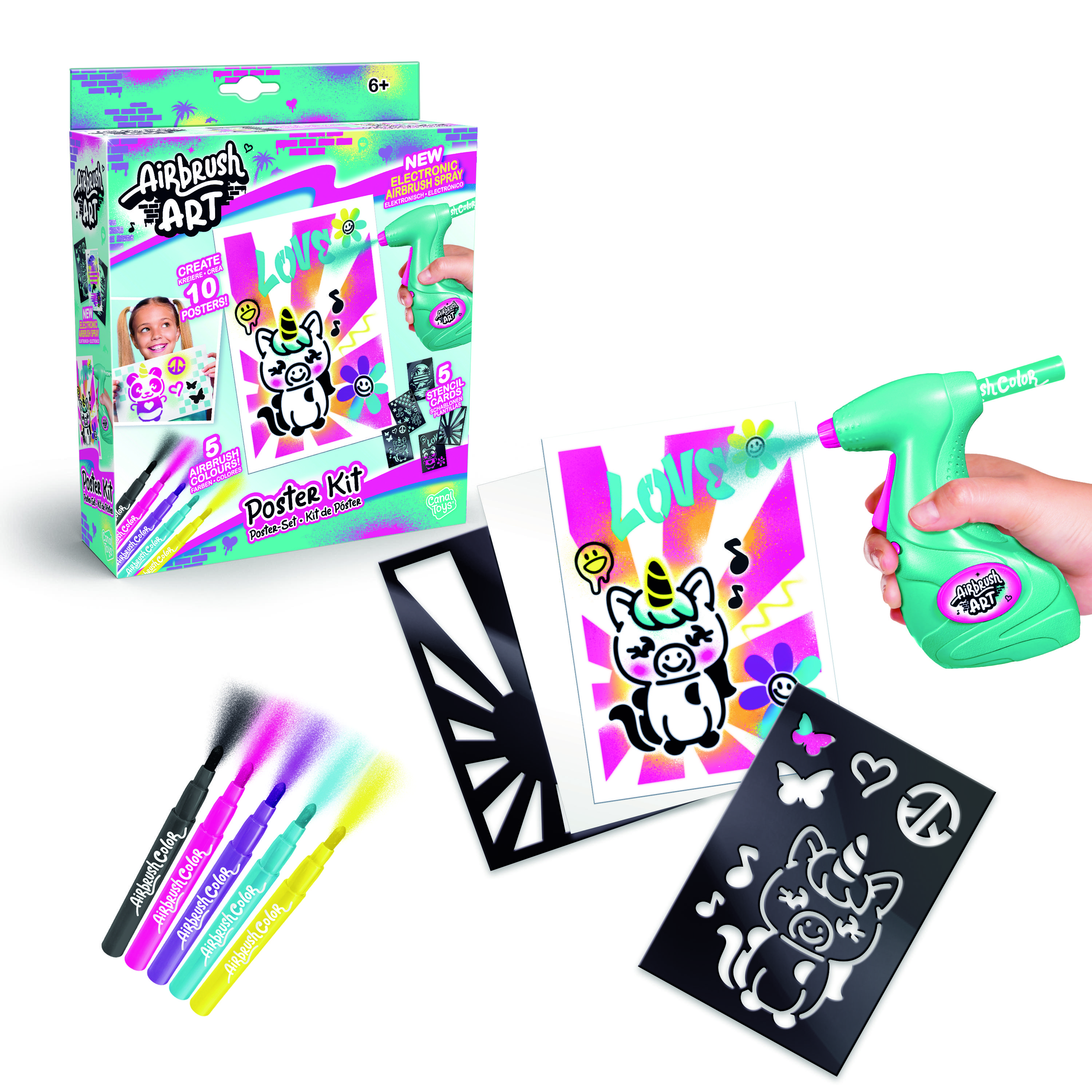 Airbrush Art – Mini Poster Kit (11015) v:2690229