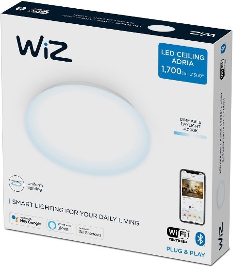 WIZ - Adria WiZ Taklampe 17W RD 4000K Dimbar v:6615525