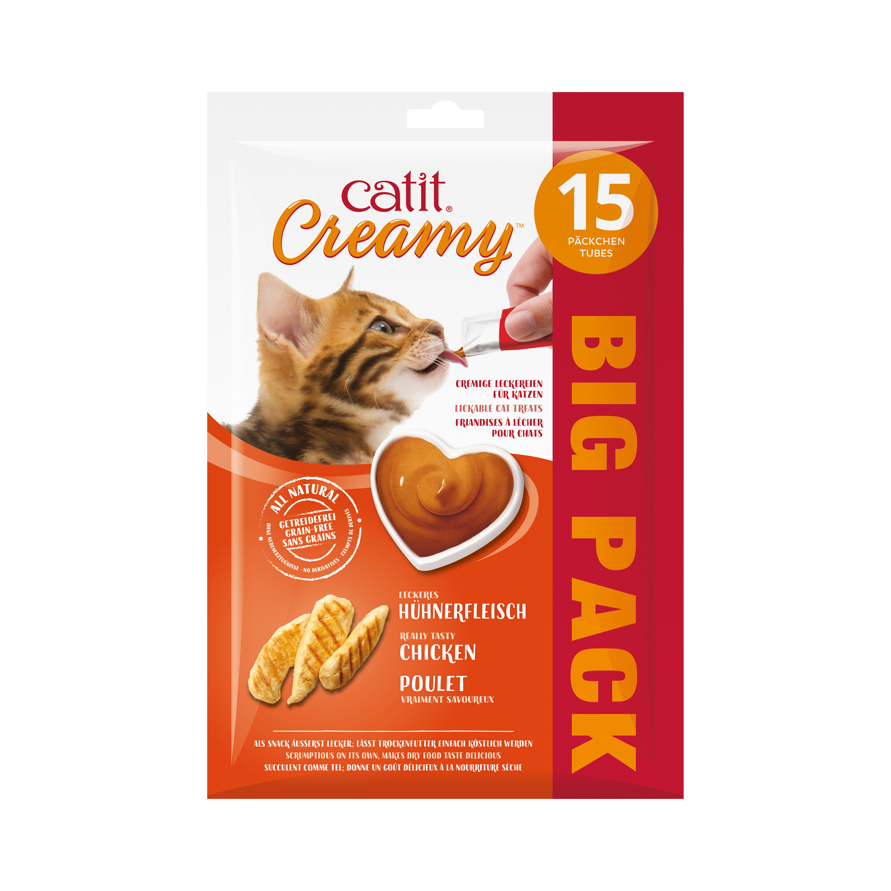 Catit – Creamy Premium Treat for Cats – Chicken – 15x10g v:8766262 Catit – Creamy Premium Treat for Cats – Chicken – 15x10g v:8766262