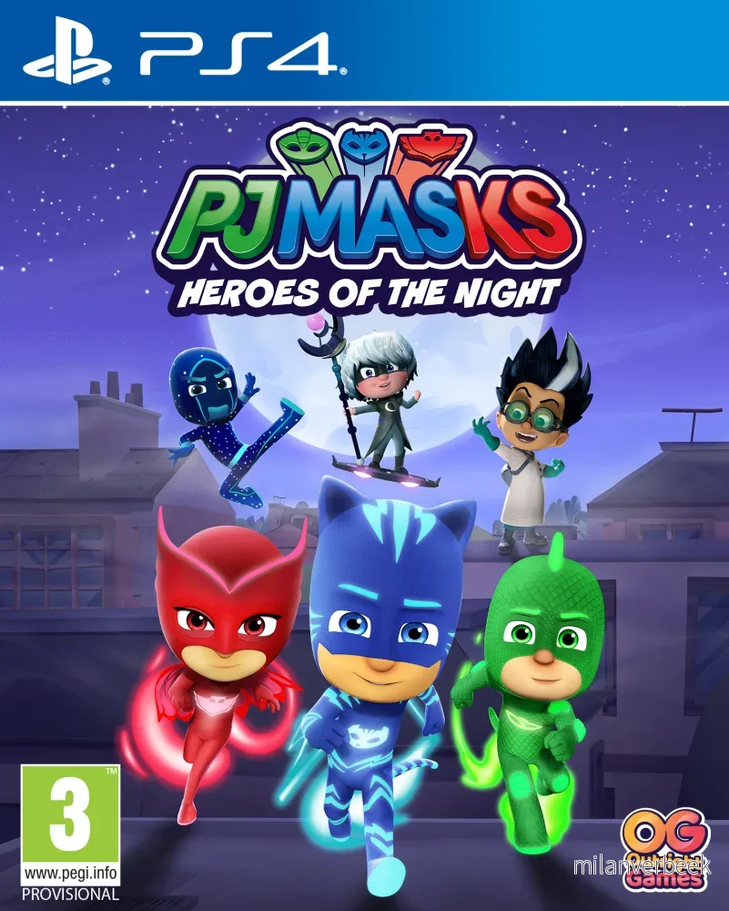 PJ Masks: Heroes of the Night - PlayStation 4 - Engelsk - Standard v:7435979