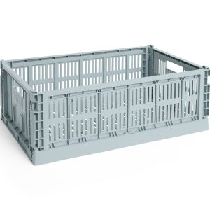 HAY – Colour Crate L Oppbevaringsboks (Støvblå) – Dusty Blue v:9534076