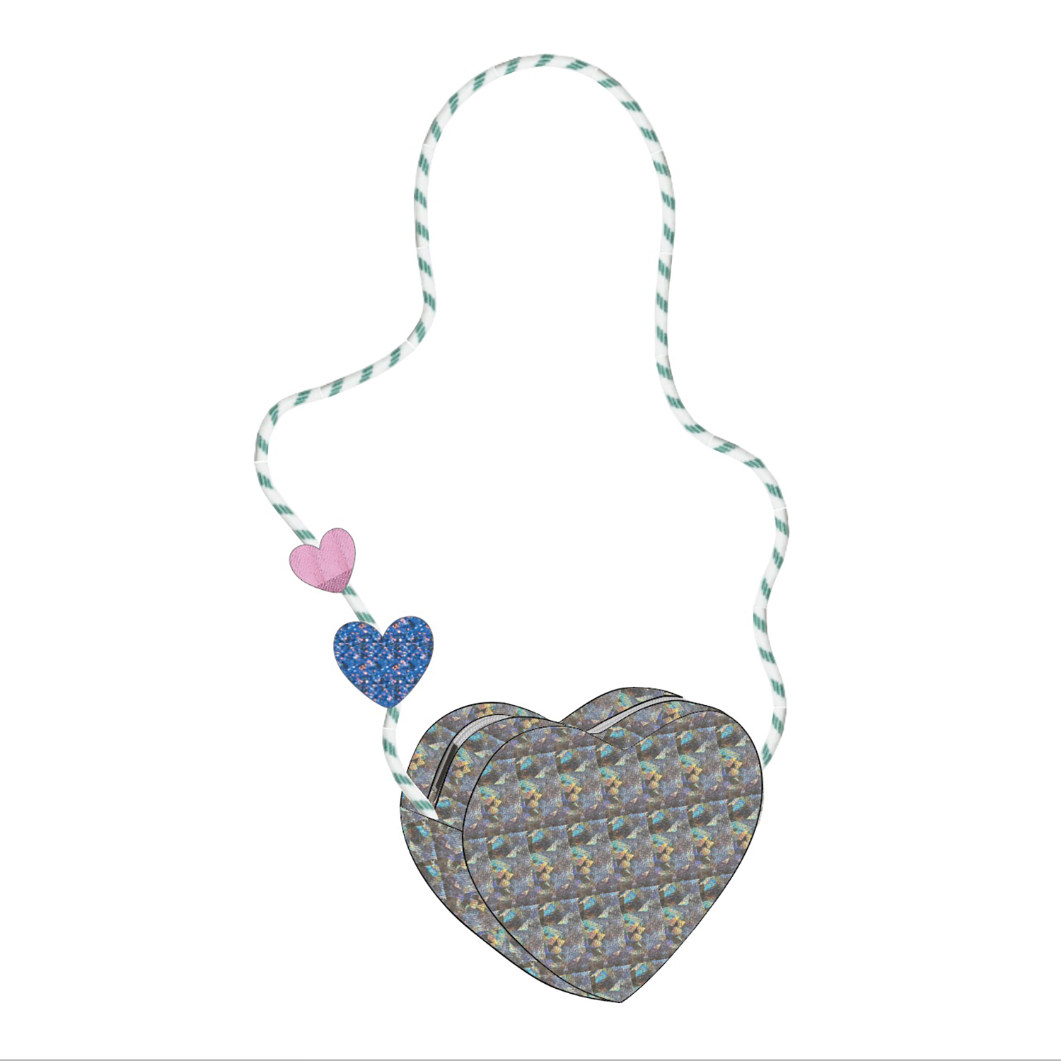 Mimi & Lula - Cross Body Bag - Mega Sparkle Heart Enchanted (17300427) v:2869718