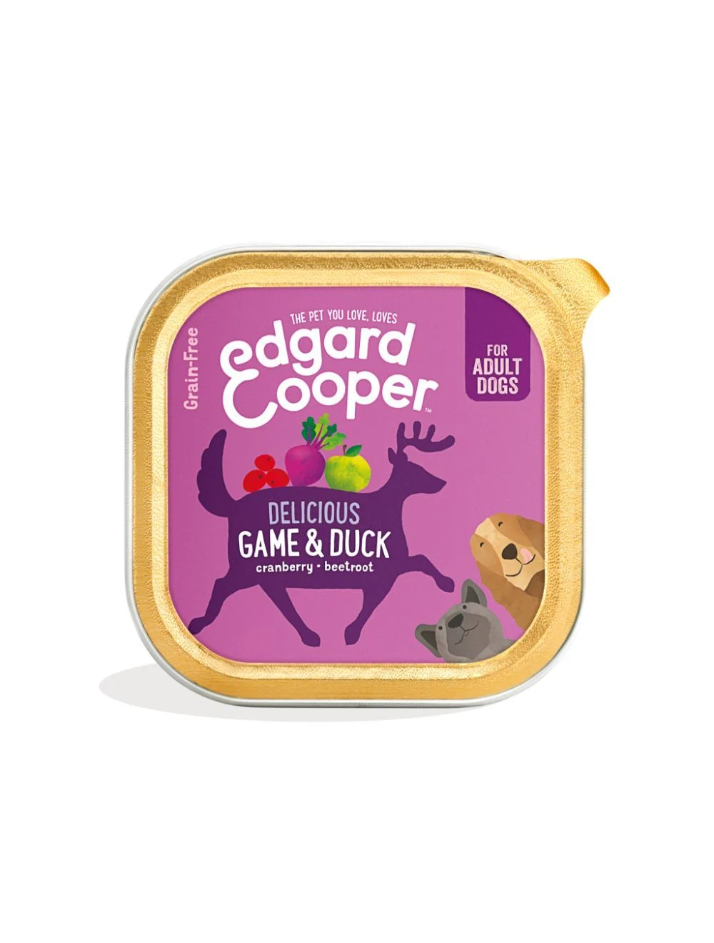 Edgard Cooper - Game & Duck Adult Patee - 300gr - (540700714764) v:6433192