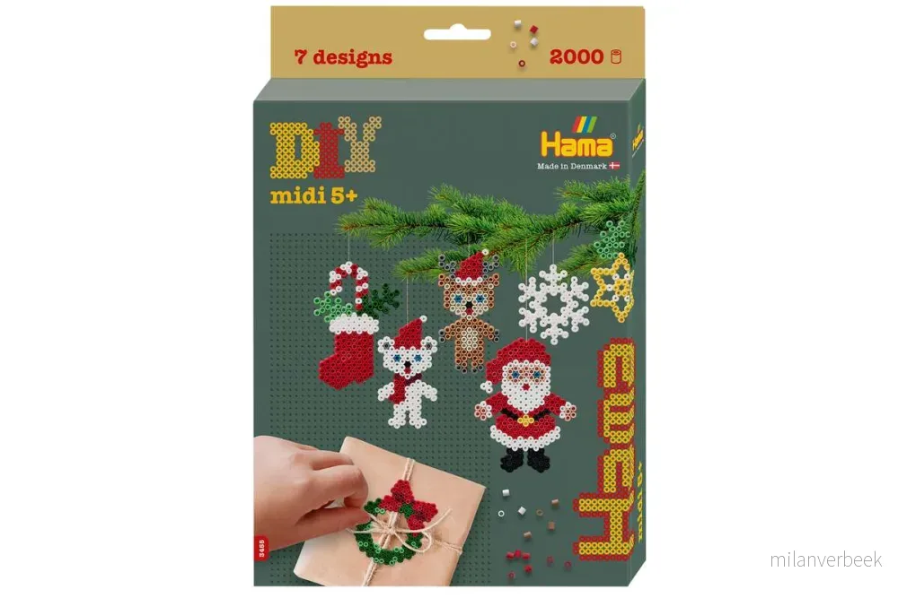 Hama - Midi Hanging Box Christmas Fun (383455) v:4204805