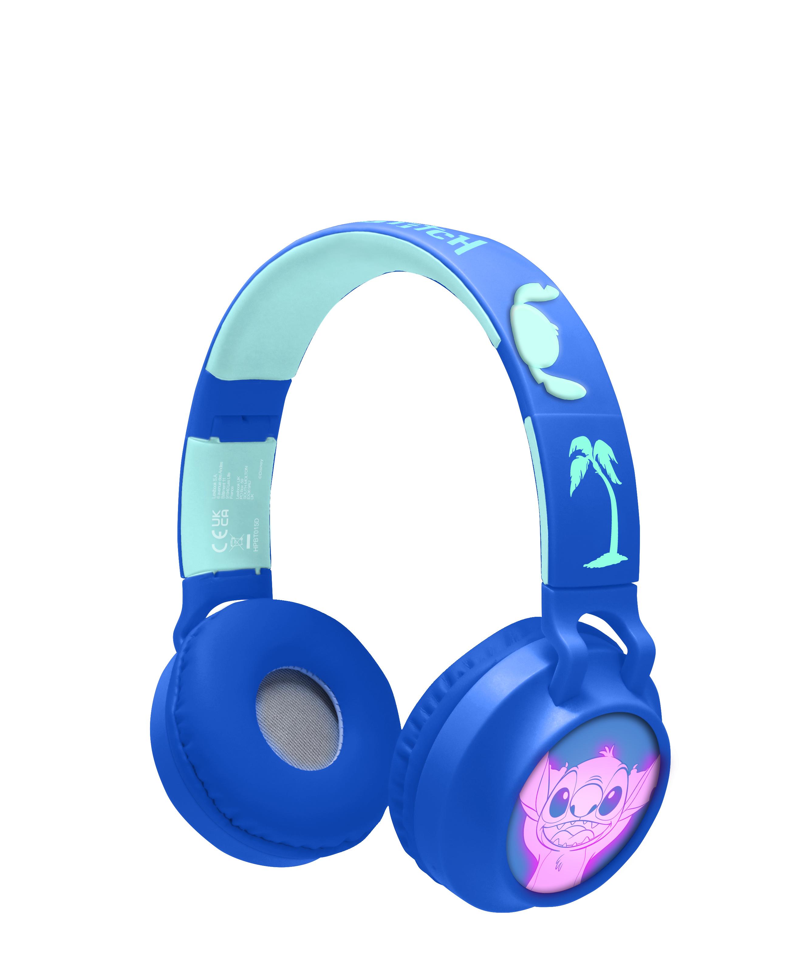 Lexibook - Stitch Rechargeable headphones with lights (HPBT015D) - Gratis frakt v:9313613
