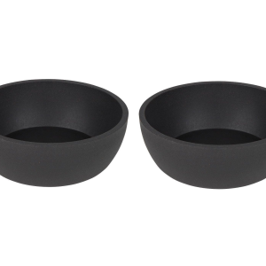 District 70 – 2x BAMBOO Dog Bowl Medium Dark Grey – 1000ml. v:8968442