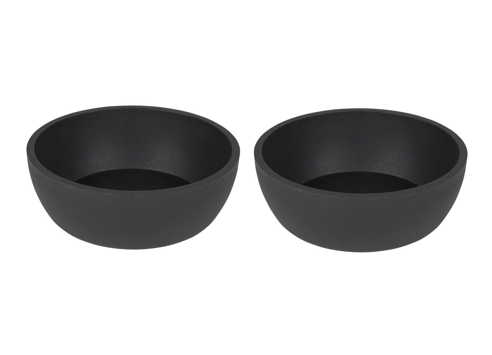 District 70 - 2x BAMBOO Dog Bowl Medium Dark Grey - 1000ml. v:8968442