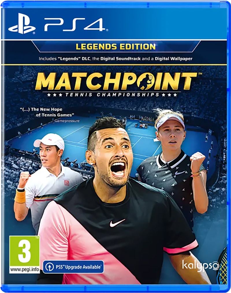Matchpoint: Tennis Championships (Legends Edition) - PlayStation 4 - Engelsk - Legend Edition v:8783453