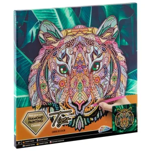 Grafix – Diamond Painting on Canvas Tiger 30 x 30 cm – (K-260008) v:8466510