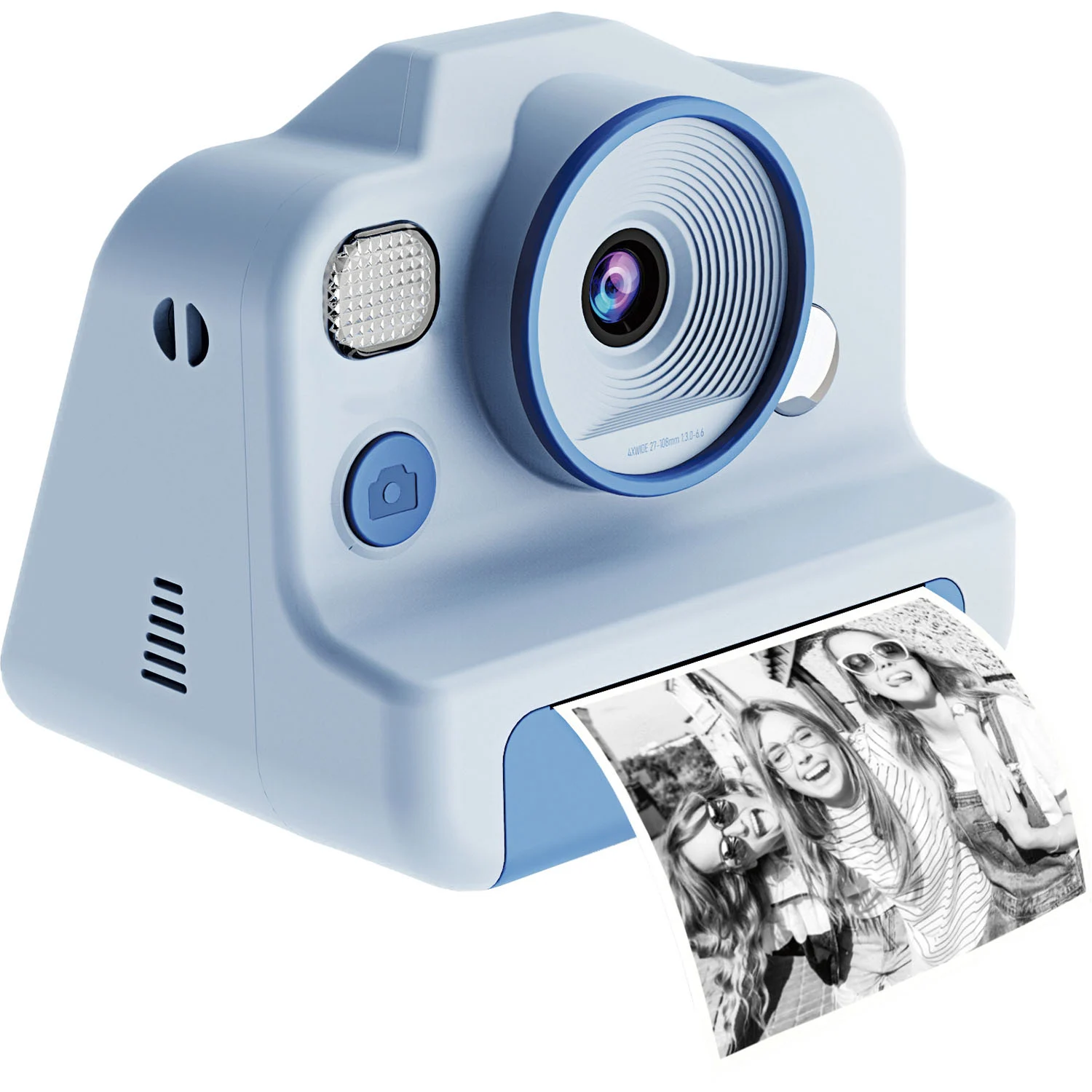 Minilens – Instant Camera – Blå – Gratis frakt v:7568903