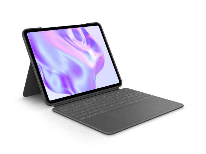 Logitech - Combo Touch for iPad Pro 13-inch (M4) - Graphite - Pan - Nordic - Gratis frakt v:4073101