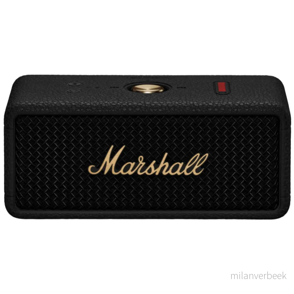 Marshall - Emberton III Black & Brass - Gratis frakt v:9346376