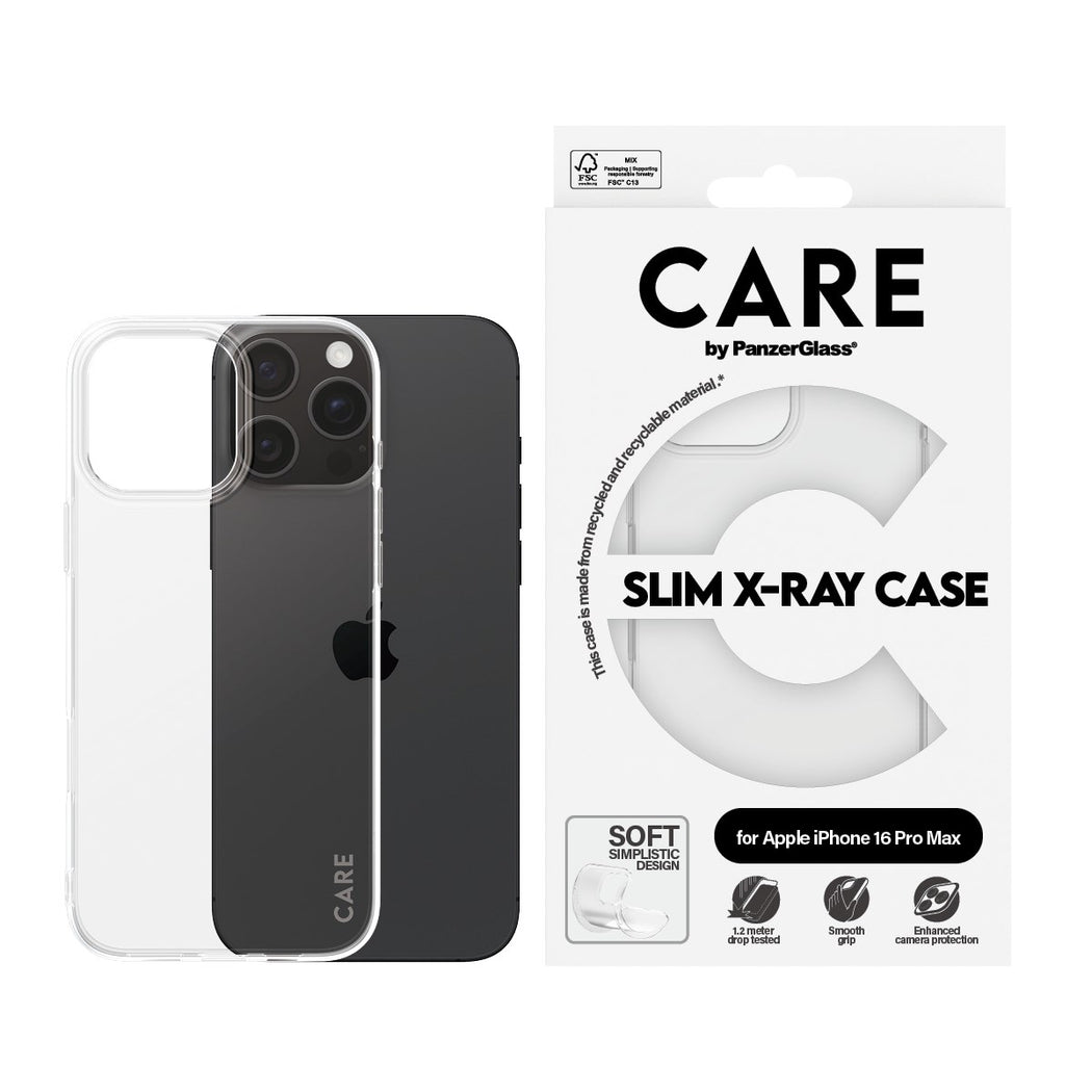 CARE by PanzerGlass - Case - Transparent - iPhone 16 Pro Max v:3732301