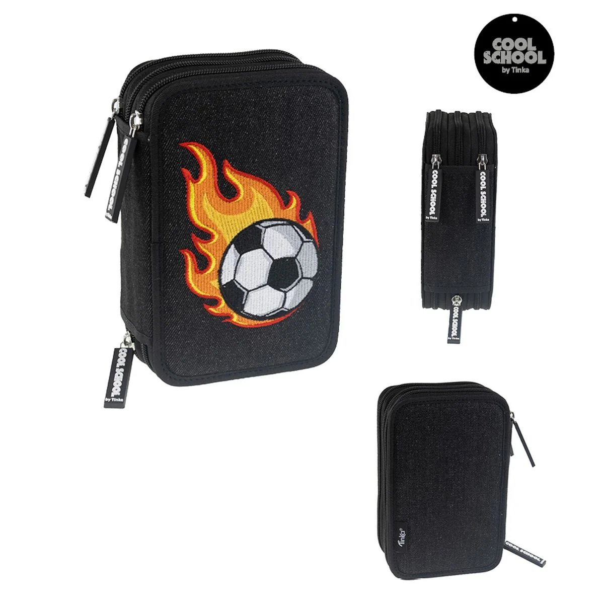 Tinka – Pencil Case Triple – Flaming Football v:9790911 Tinka – Pencil Case Triple – Flaming Football v:9790911