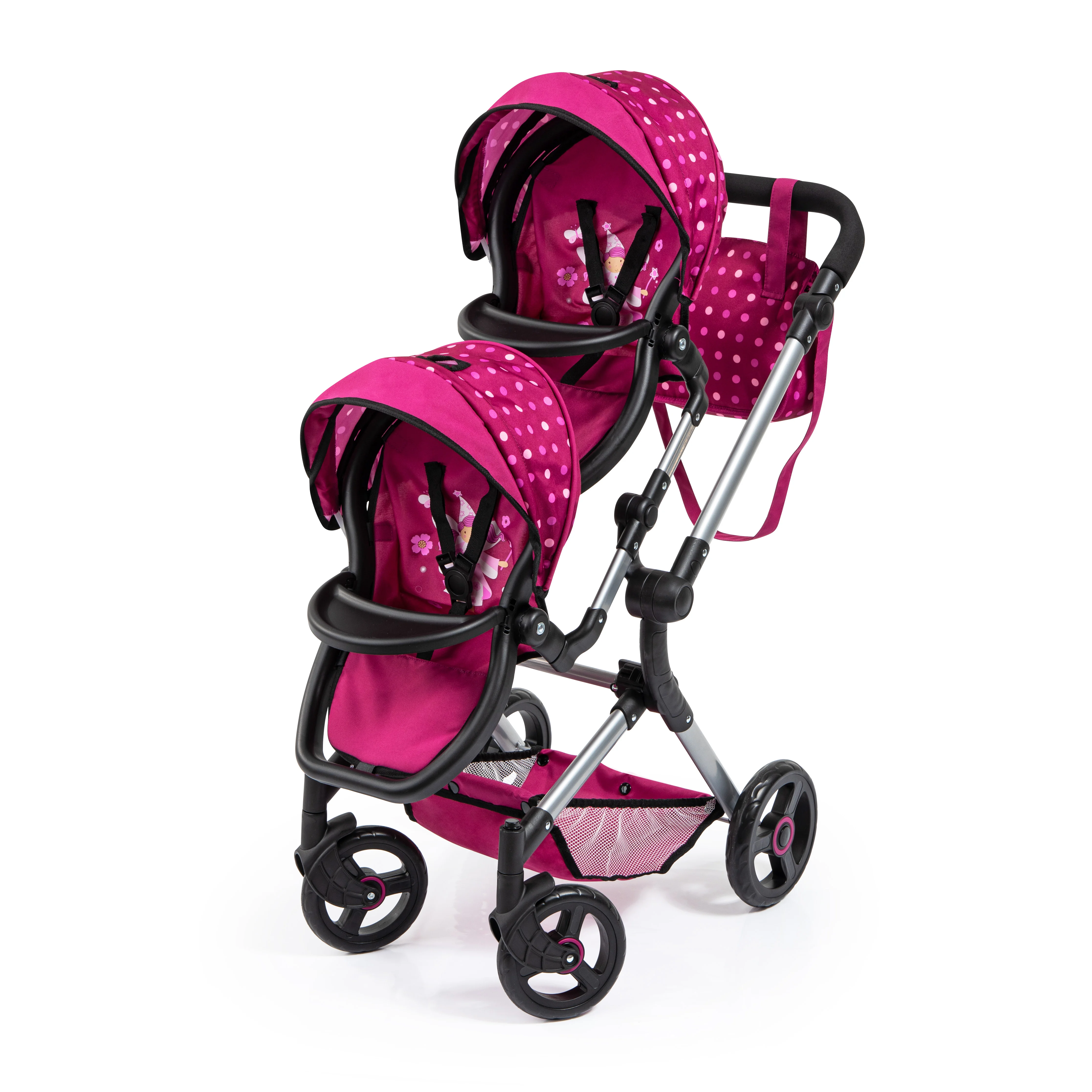 Bayer – Twin Pram – Neo – Pink (26267AA) – Gratis frakt v:4544792