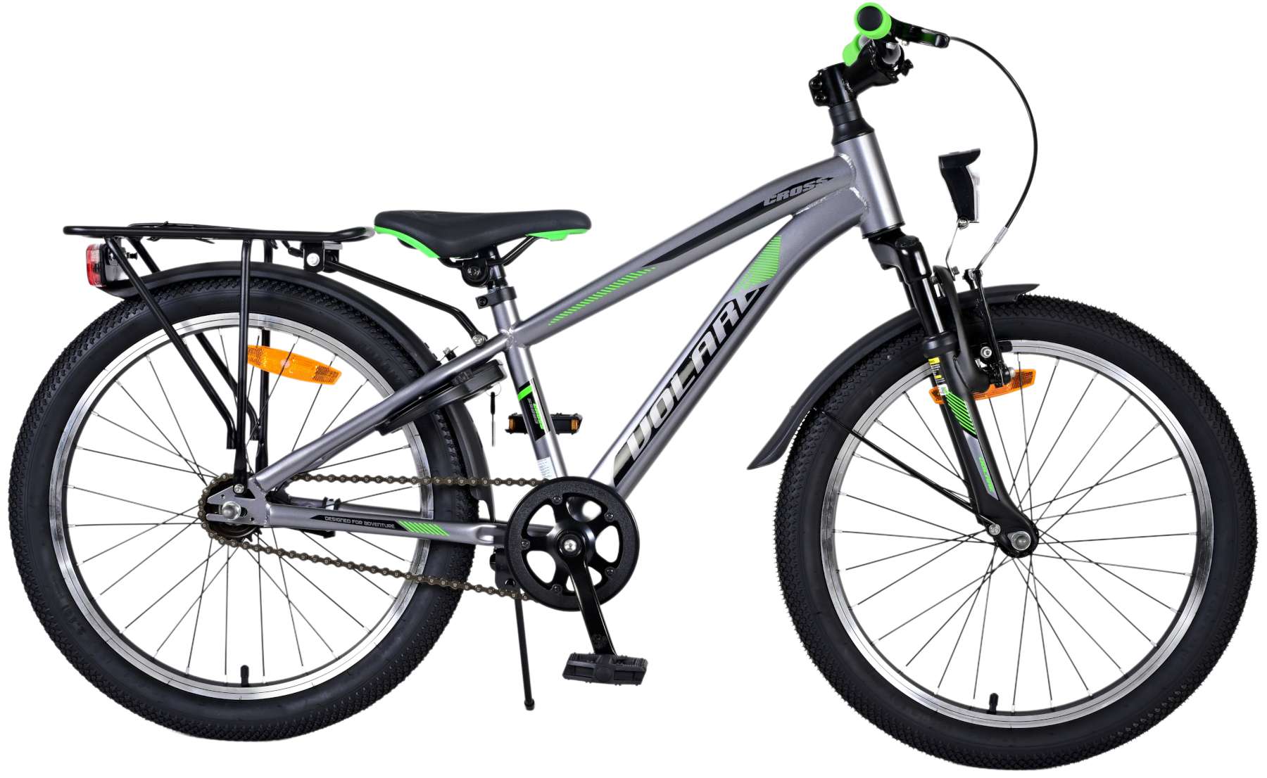 Volare - Children's Bicycle 20" - Cross Dark Grey (22142) - Gratis frakt v:1847647