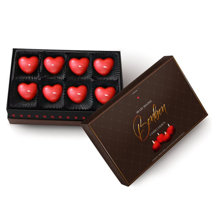 Mikamax - Heart-Shaped Bonbon Candle Light v:8274603
