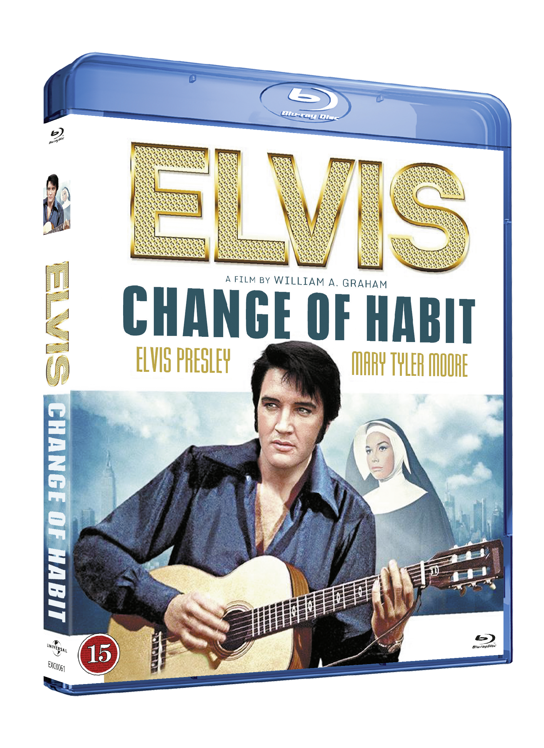 CHANGE OF HABIT - Starring Elvis Presley and Mary Tyler Moore - Blu-Ray - Standard v:6880010