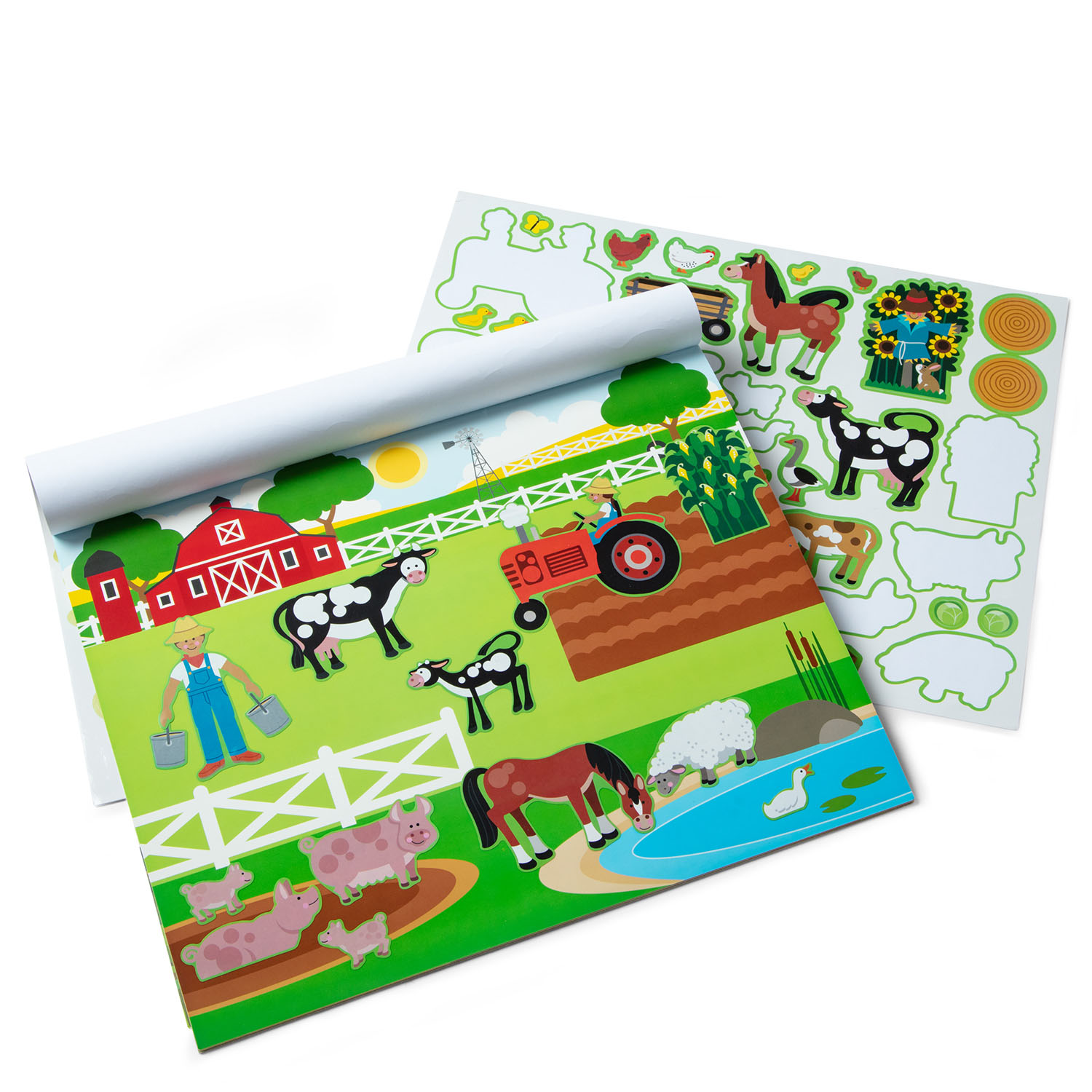 Melissa & Doug - Klistremerke Reusable Sticker Pad Habitats v:6603616