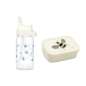 Vanilla Copenhagen – Drinking Bottle (500 ml, Transparent) + Lunch Box (700 ml) – Honeybee (Bundle) v:9794867