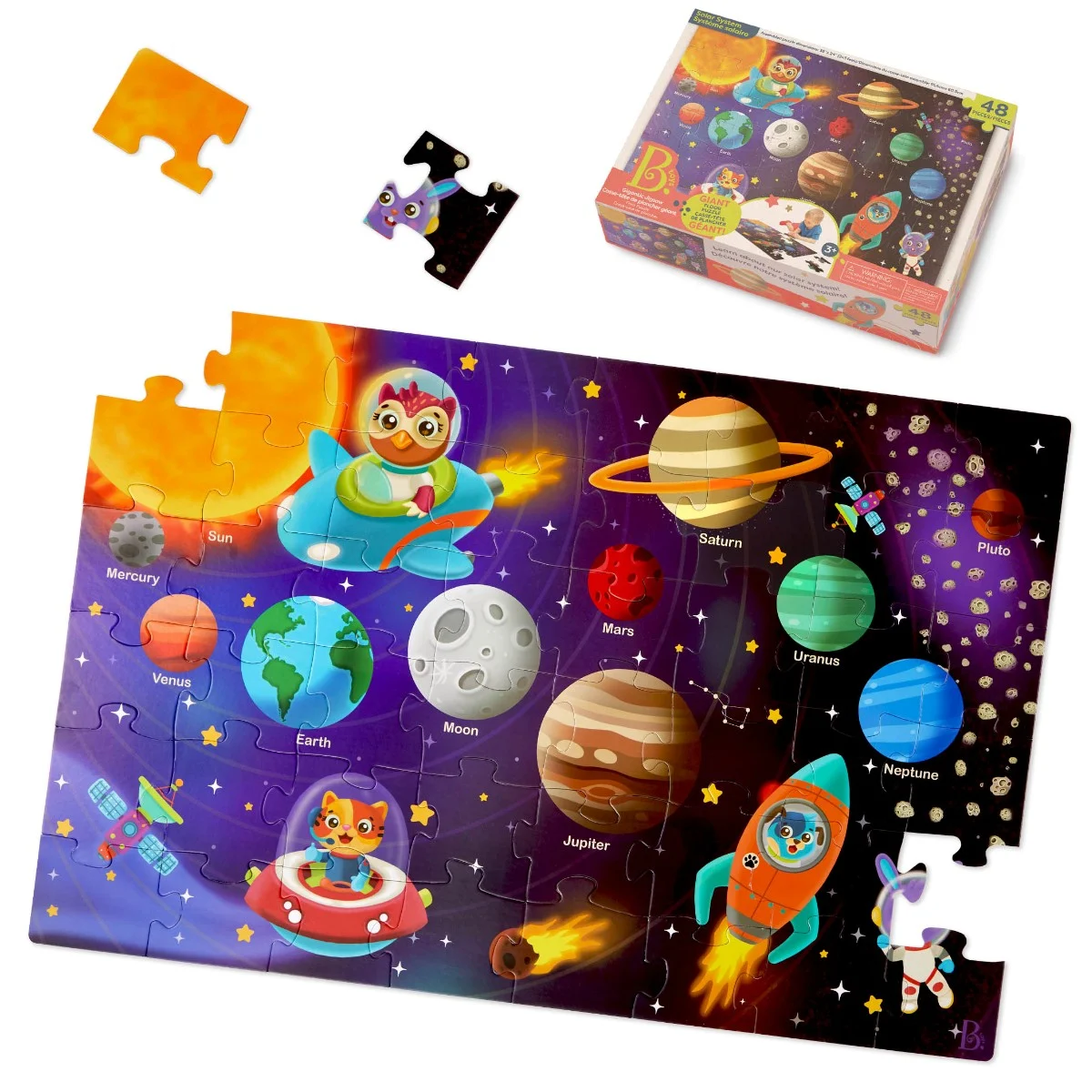 B Toys – B Floor Puzzle – Solar System (702217) v:4856589