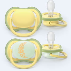 Philips Avent – Ultra air soother, 18m+, yellow with design v:5764437