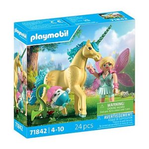 PLAYMOBIL – Collectible Unicorn: Sunshine Blossom with Fairy (71842) v:5445705