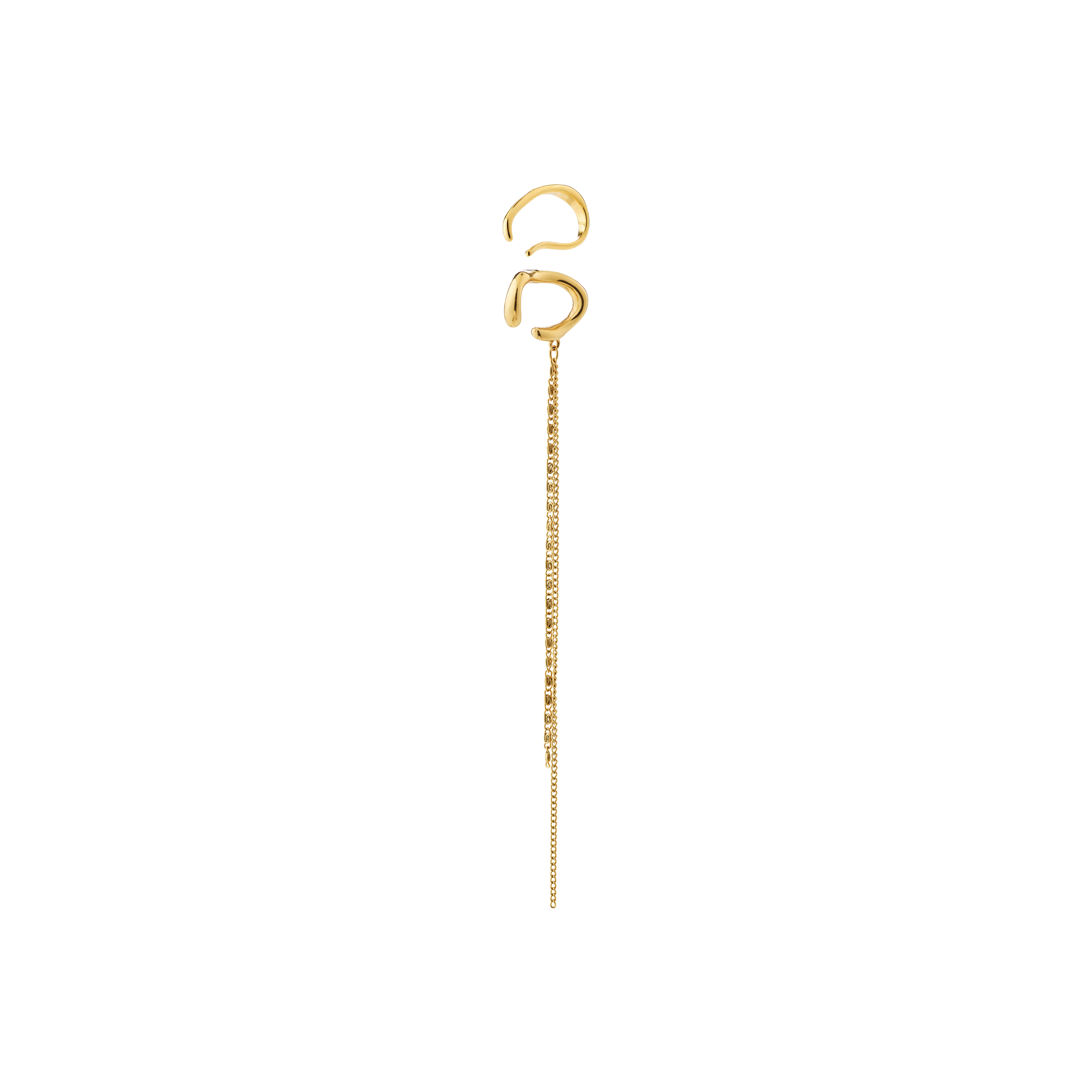 PILGRIM – EVON Ear Cuff 2-in-1 Set – Gold Plated v:7719046 PILGRIM – EVON Ear Cuff 2-in-1 Set – Gold Plated v:7719046
