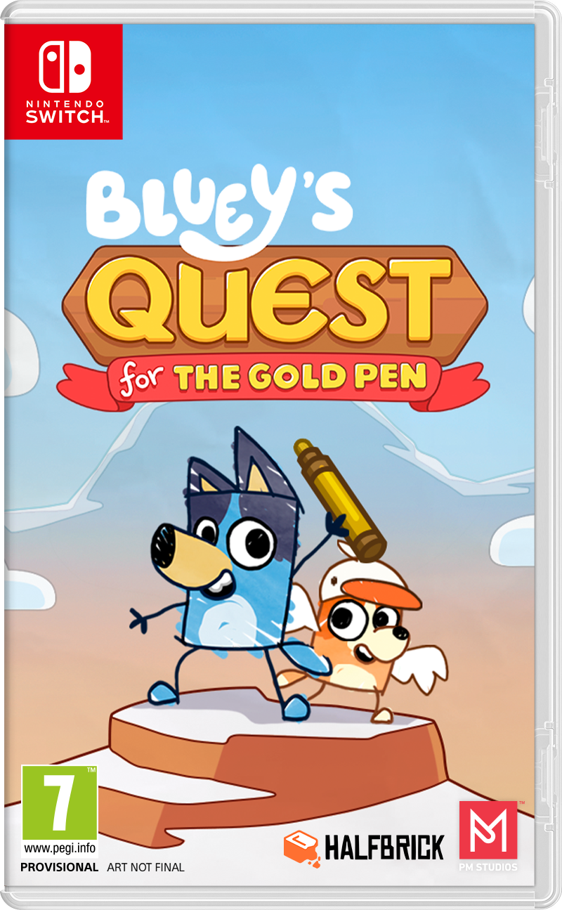 Bluey´s Quest for the Gold Pen - Nintendo Switch - Engelsk - Standard v:5192271