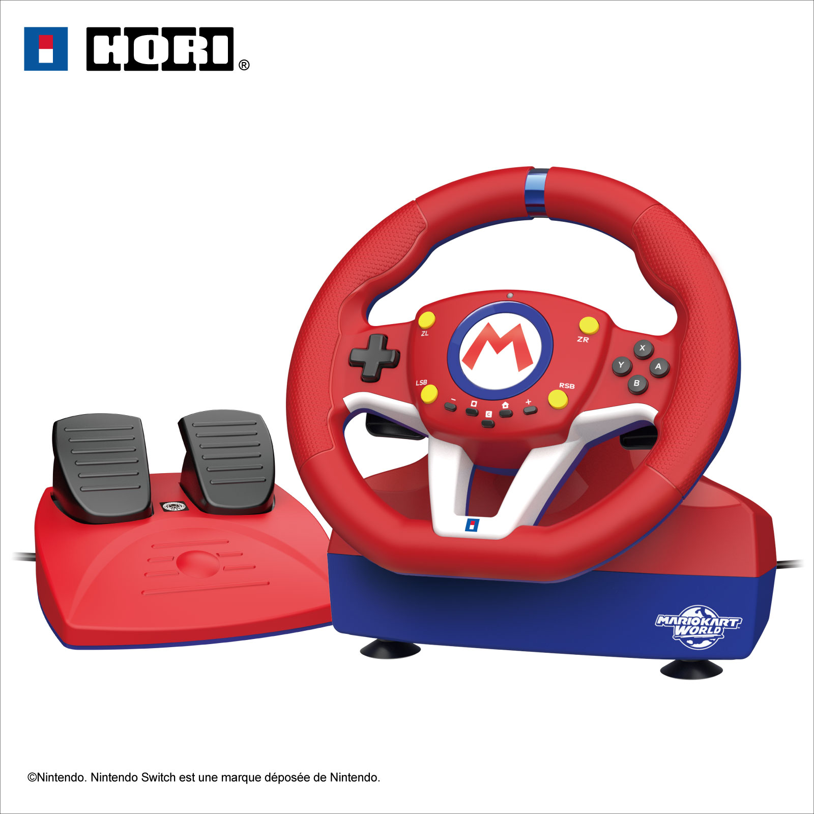 HORI - Mario Kart Racing Wheel Pro MINI - Red - Switch 2 - Gratis frakt v:5392655