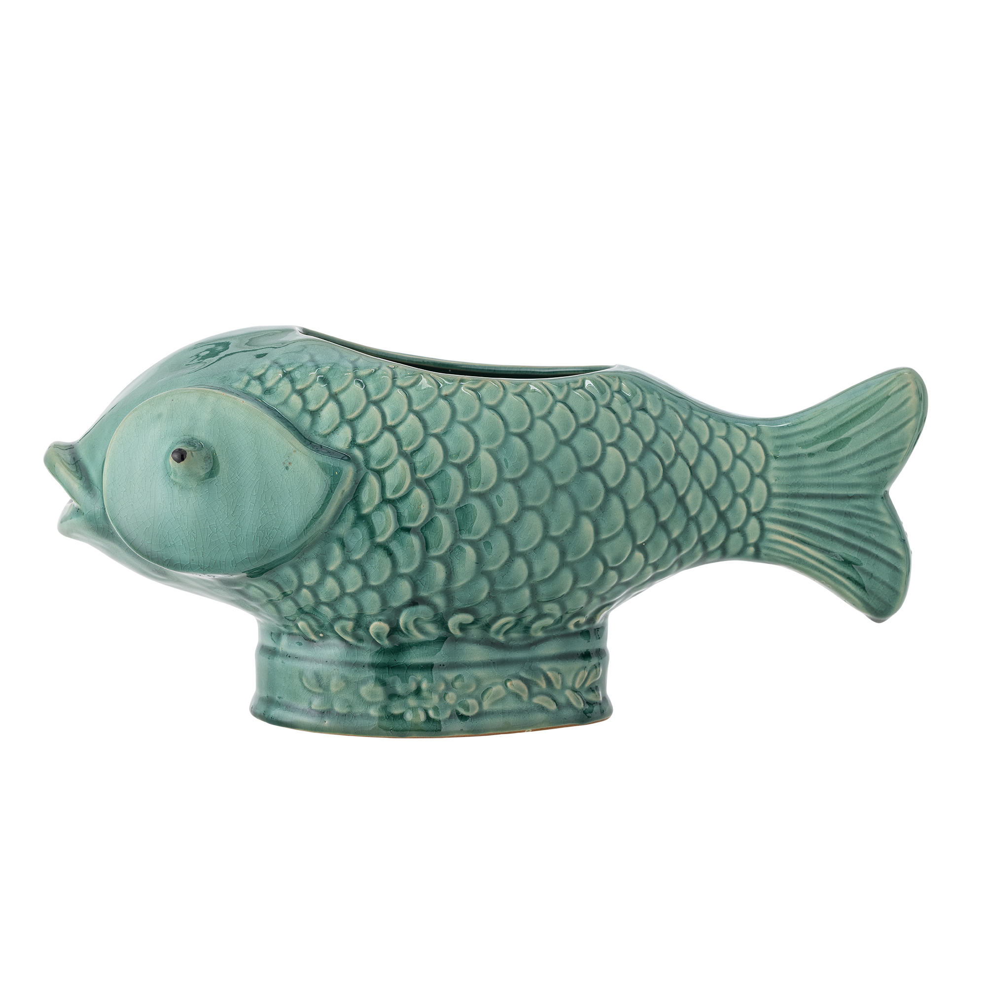 Creative Collection - Hiro Flowerpot - Green - Stoneware - Gratis frakt v:9835338